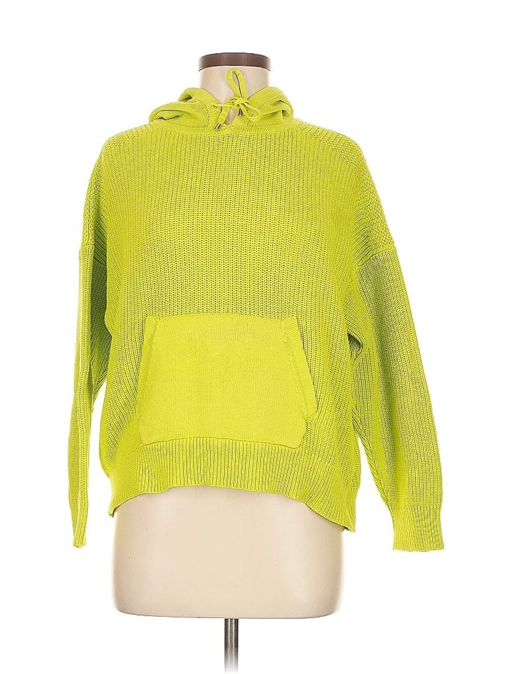 Lauren Ralph Lauren Knit Hoodie Sweater - Bright Green